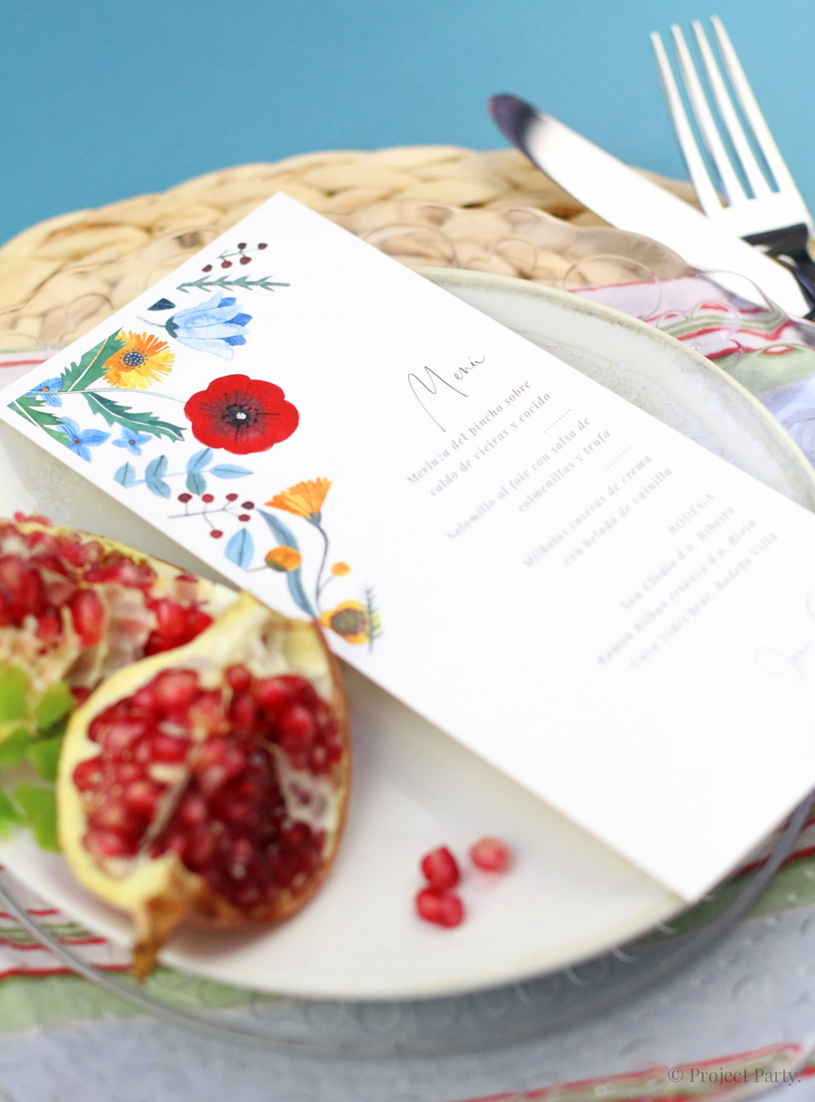 invitación de boda "primavera"