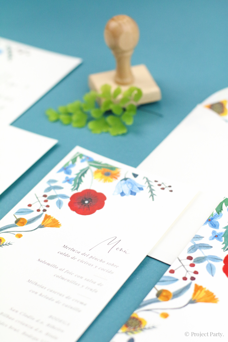 invitación de boda "primavera"