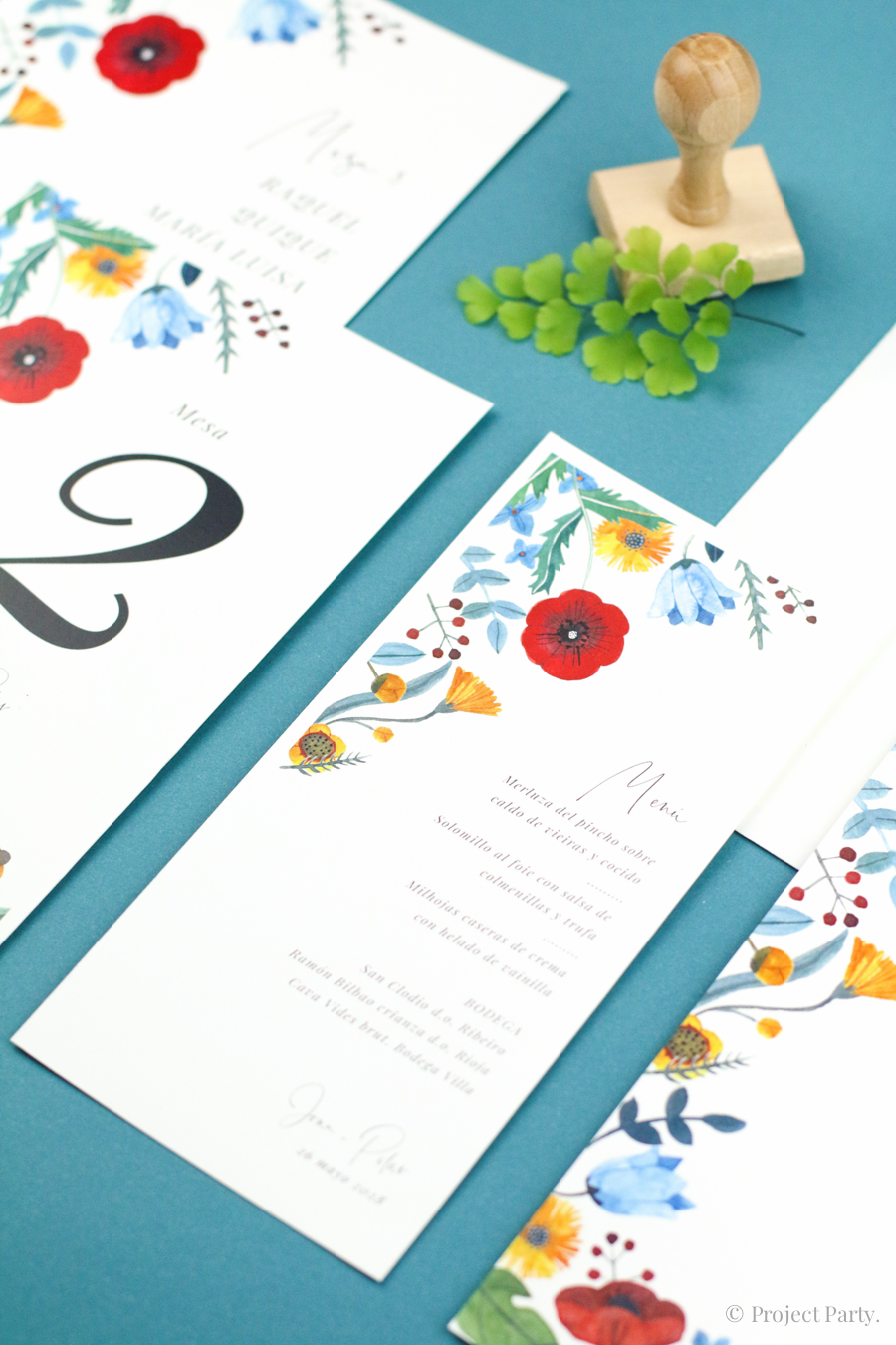 invitación de boda "primavera"