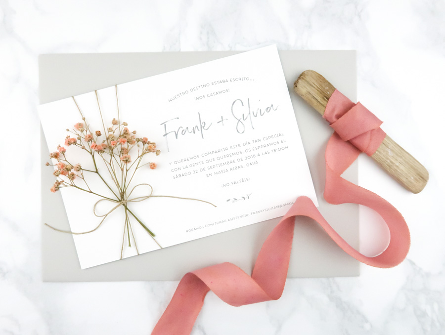 invitación de boda "greta"