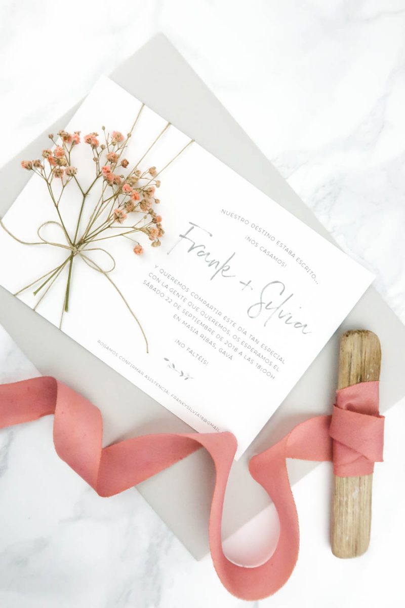 invitación de boda "greta"