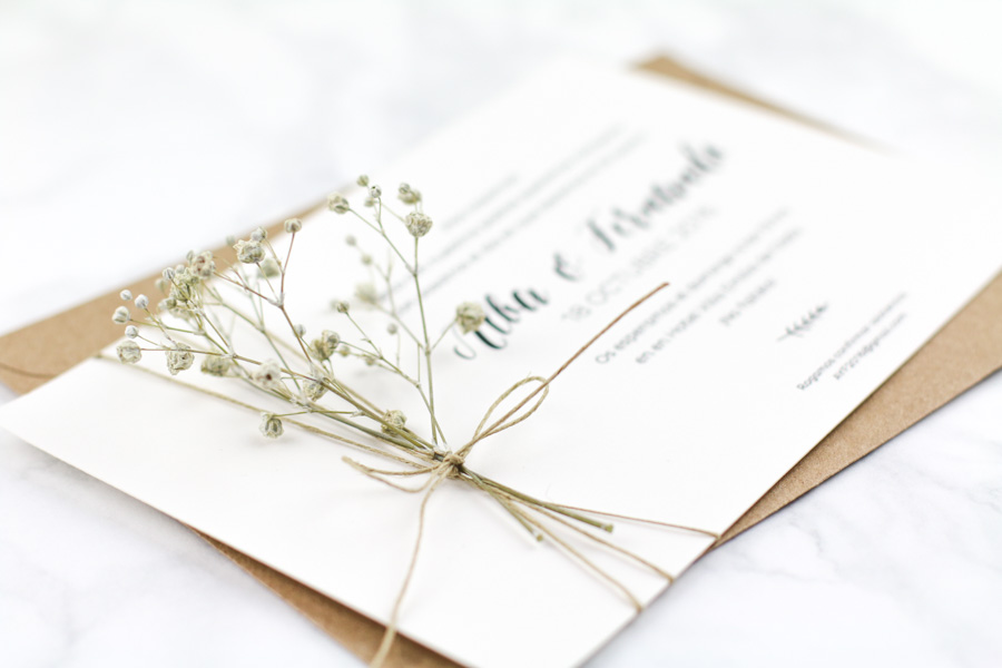 invitación de boda "iris"