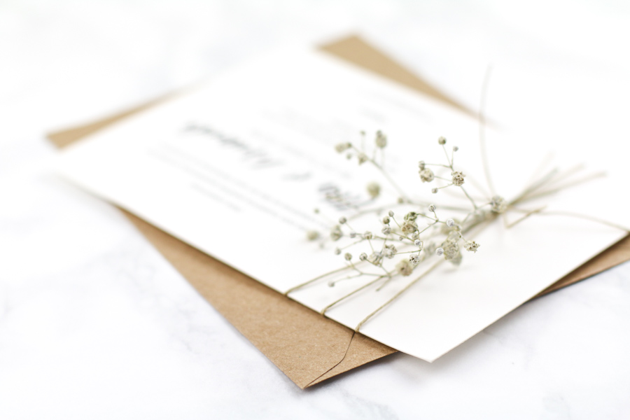 invitación de boda "iris"
