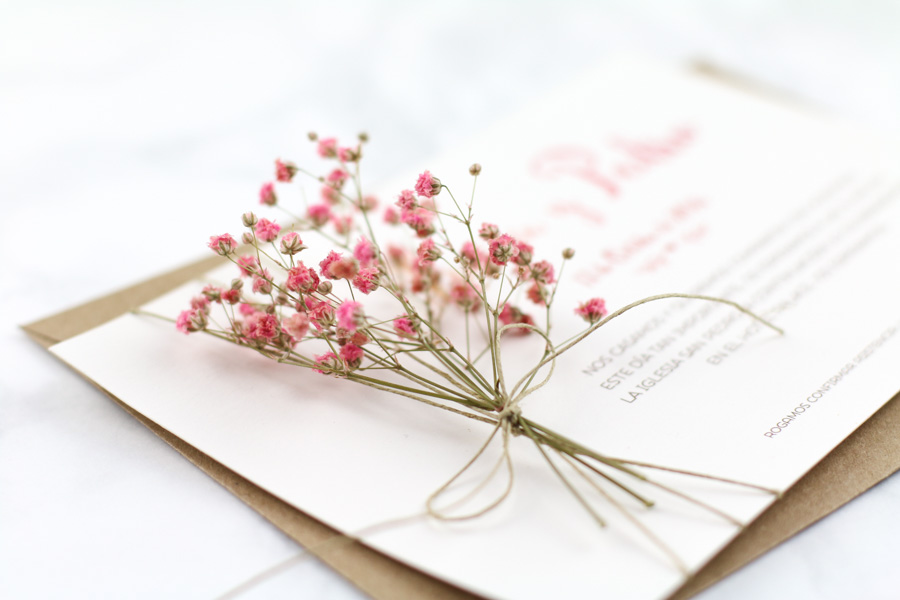 invitación de boda "violeta"