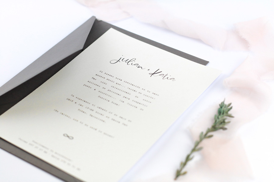 invitación de boda "allegra" combinación 4