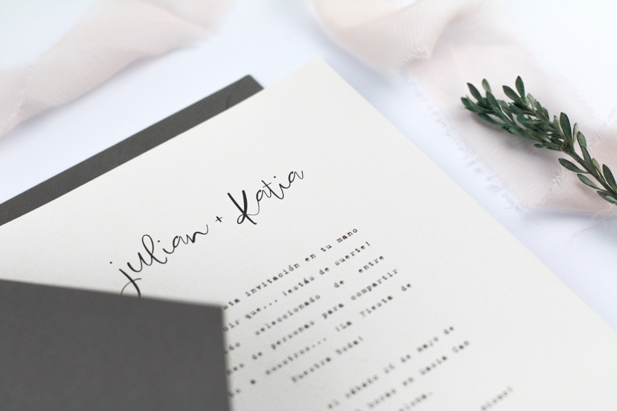 invitación de boda "allegra" combinación 4