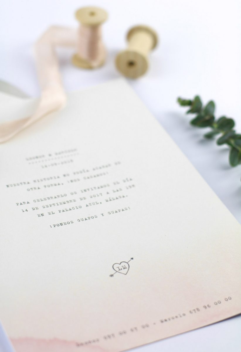 invitación de boda "bianca" combinación 1