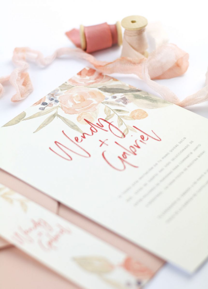 invitación de boda "carlotta" combinación 3