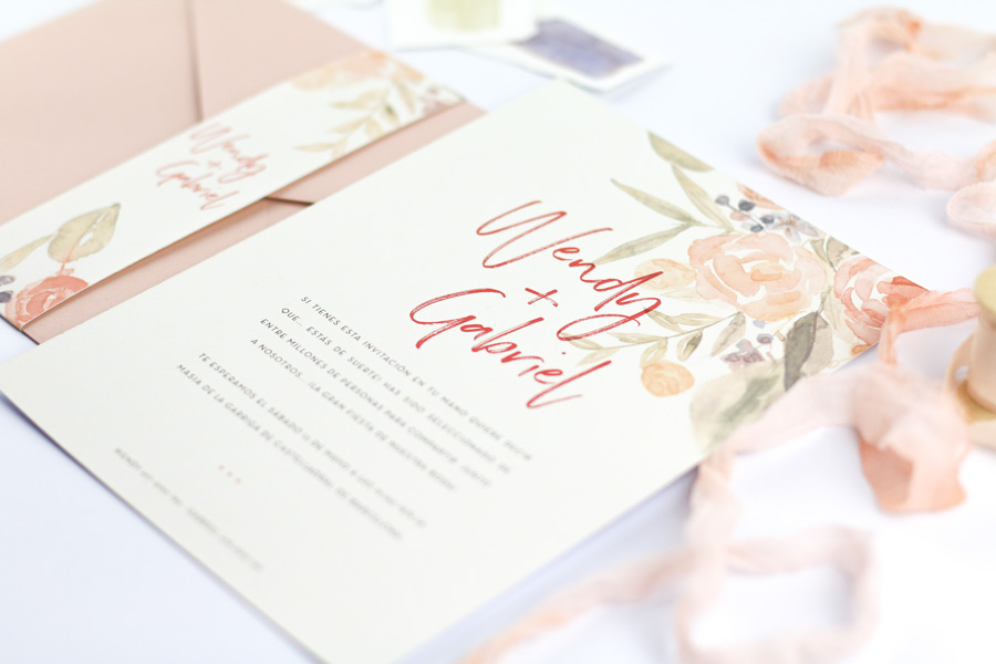 invitación de boda "carlotta" combinación 3