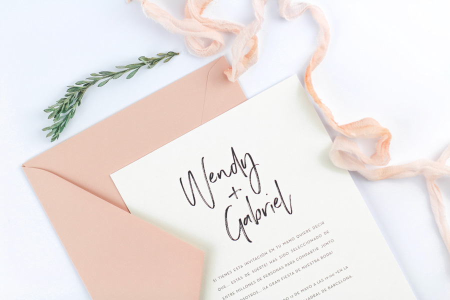 invitación de boda "carlotta" combinación 4