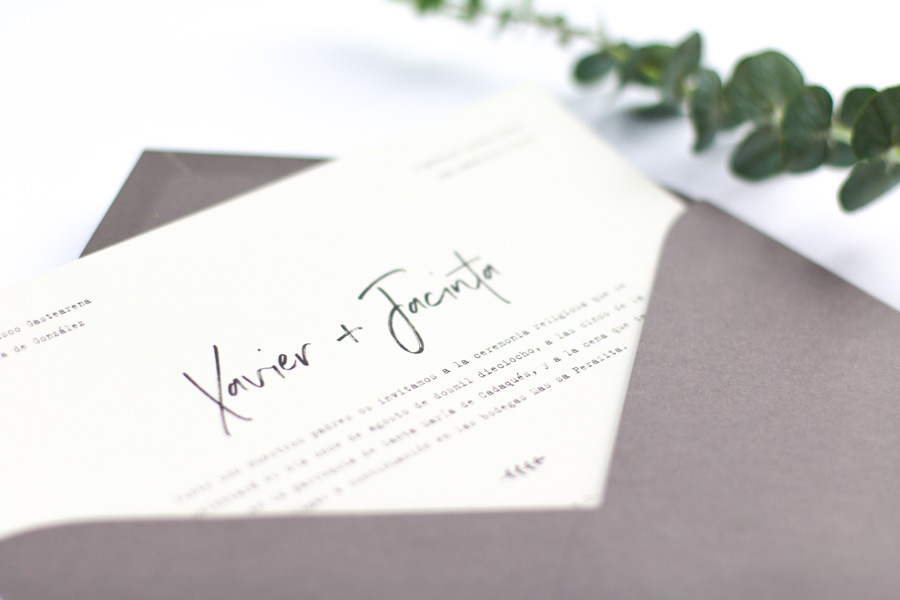 invitación de boda "chloe" combinación 4