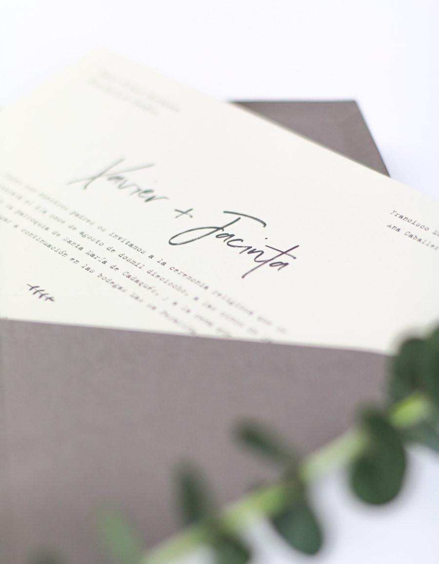 invitación de boda "chloe" combinación 4