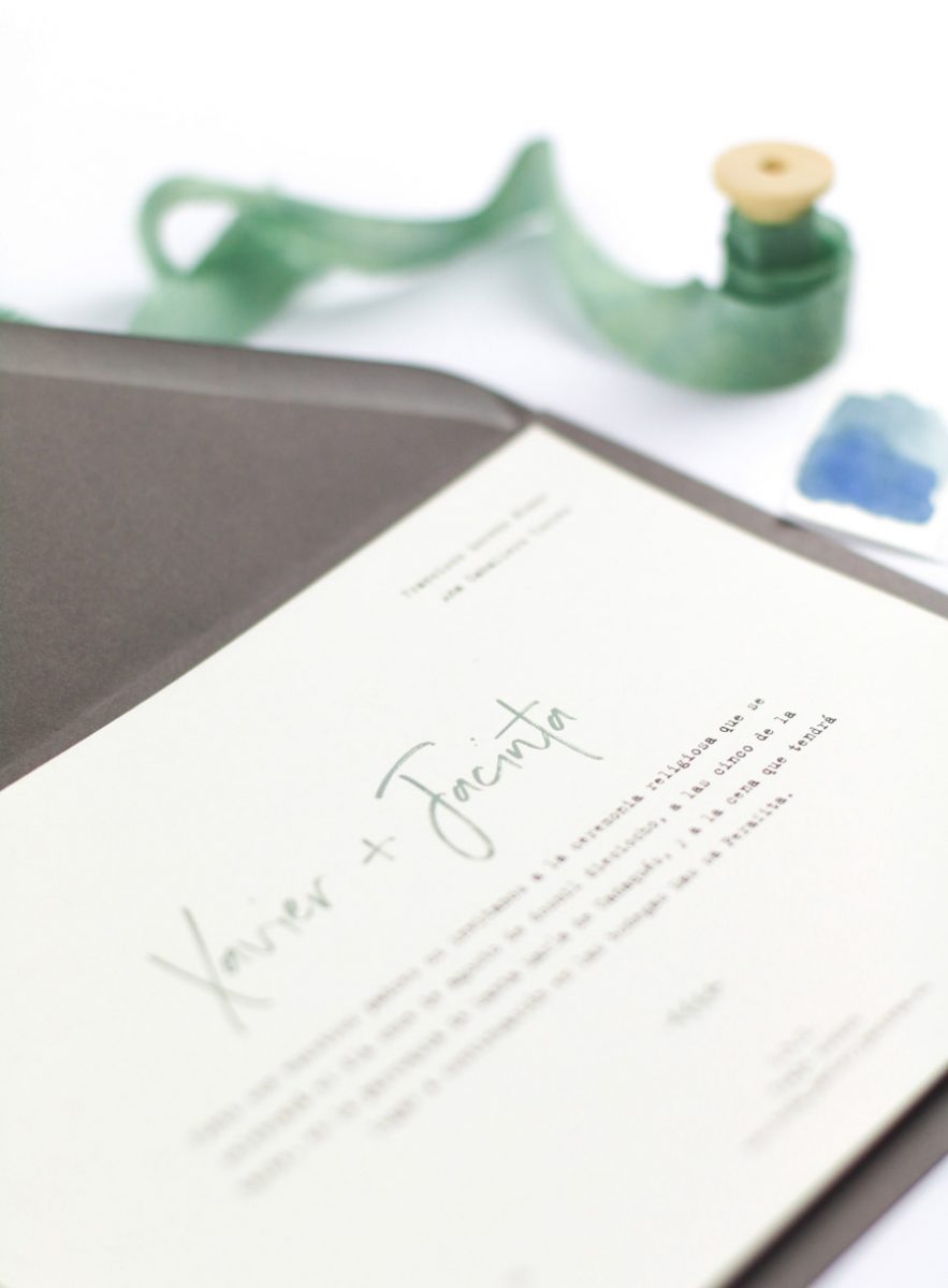 invitación de boda "chloe" combinación 4