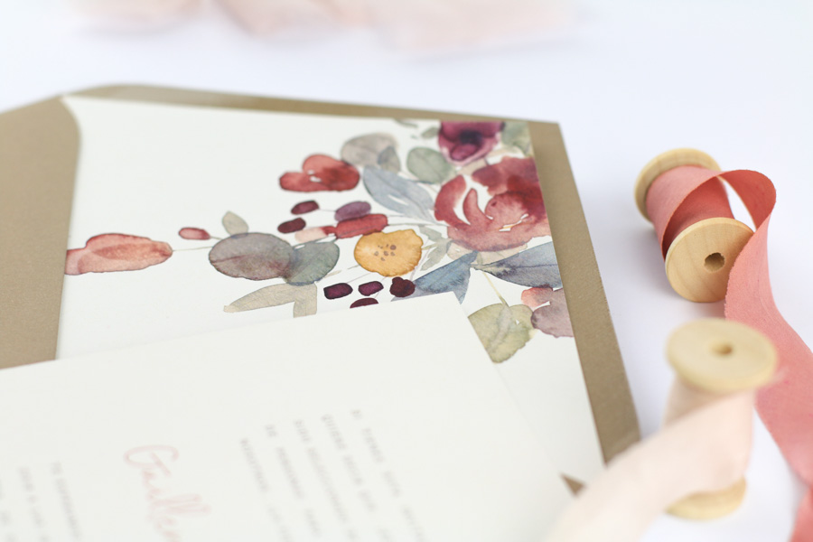 invitación de boda "fiorella" combinación 2