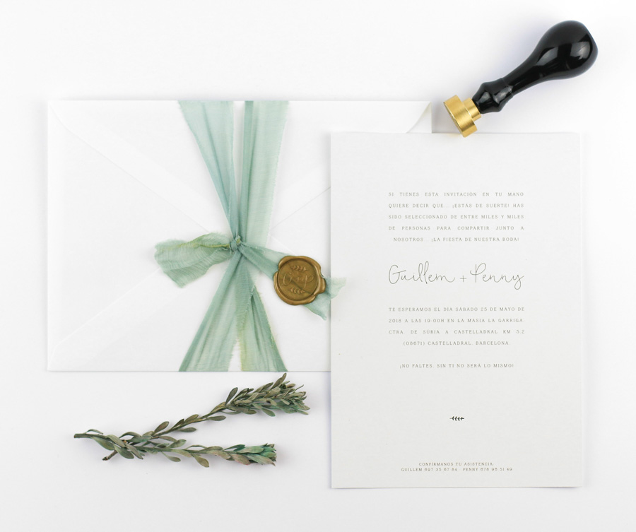 invitación de boda "fiorella" combinación 4
