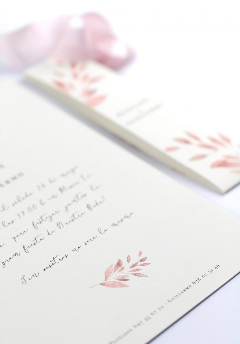 invitación de boda "isabella" combinación 1