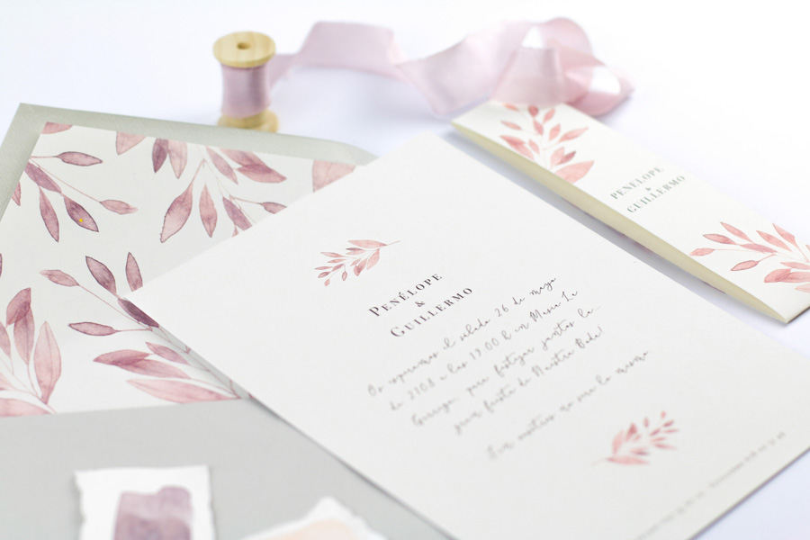 invitación de boda "isabella" combinación 1