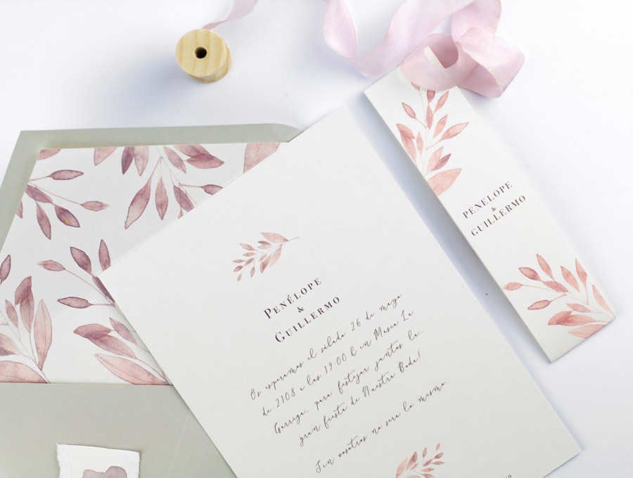 invitación de boda "isabella" combinación 1