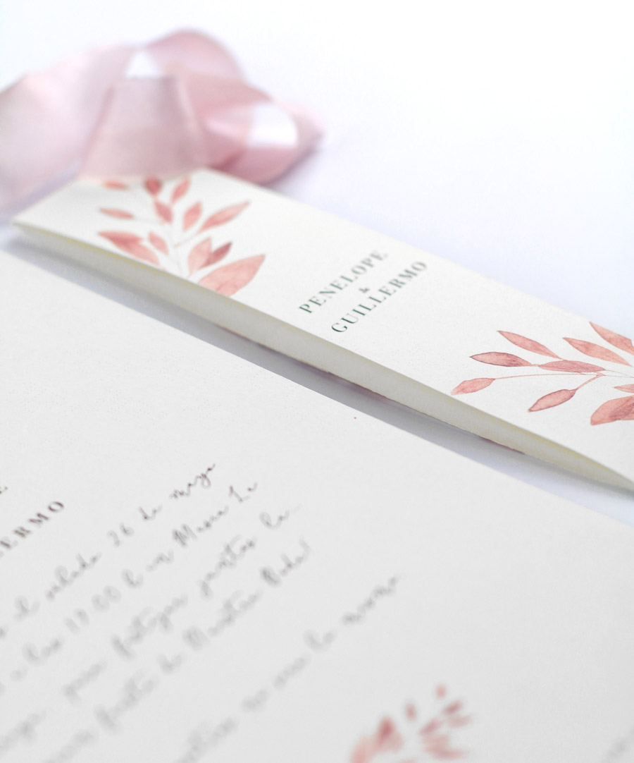 invitación de boda "isabella" combinación 1