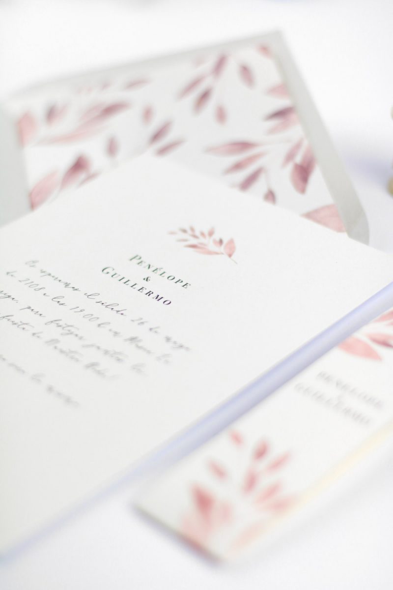 invitación de boda "isabella" combinación 1