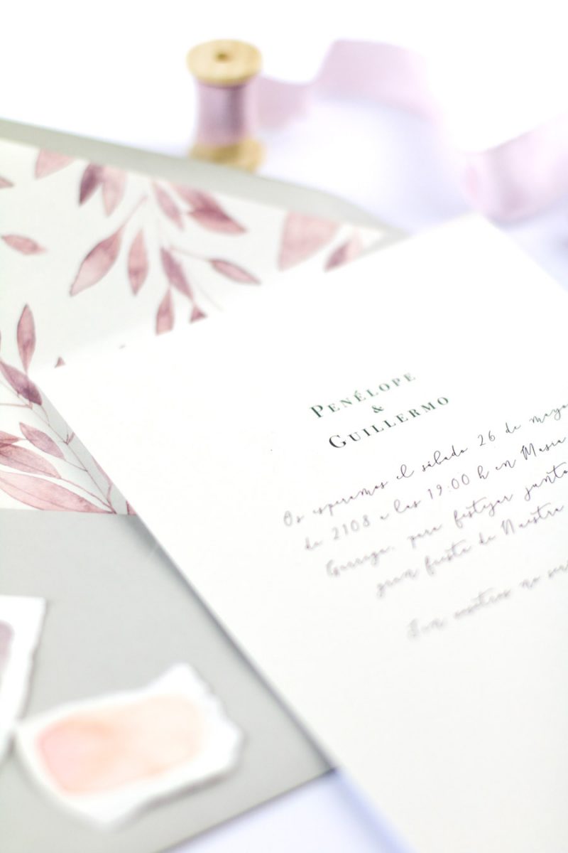 invitación de boda "isabella" combinación 2