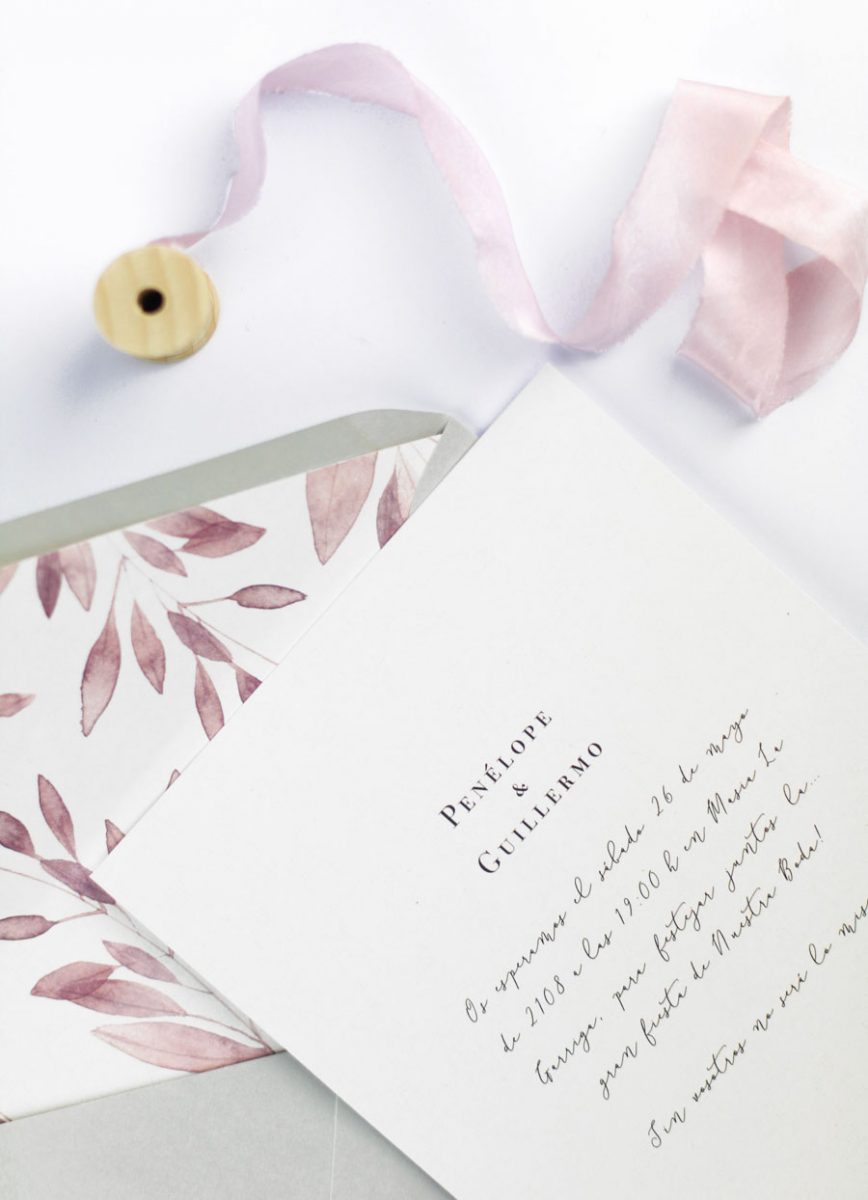 invitación de boda "isabella" combinación 2