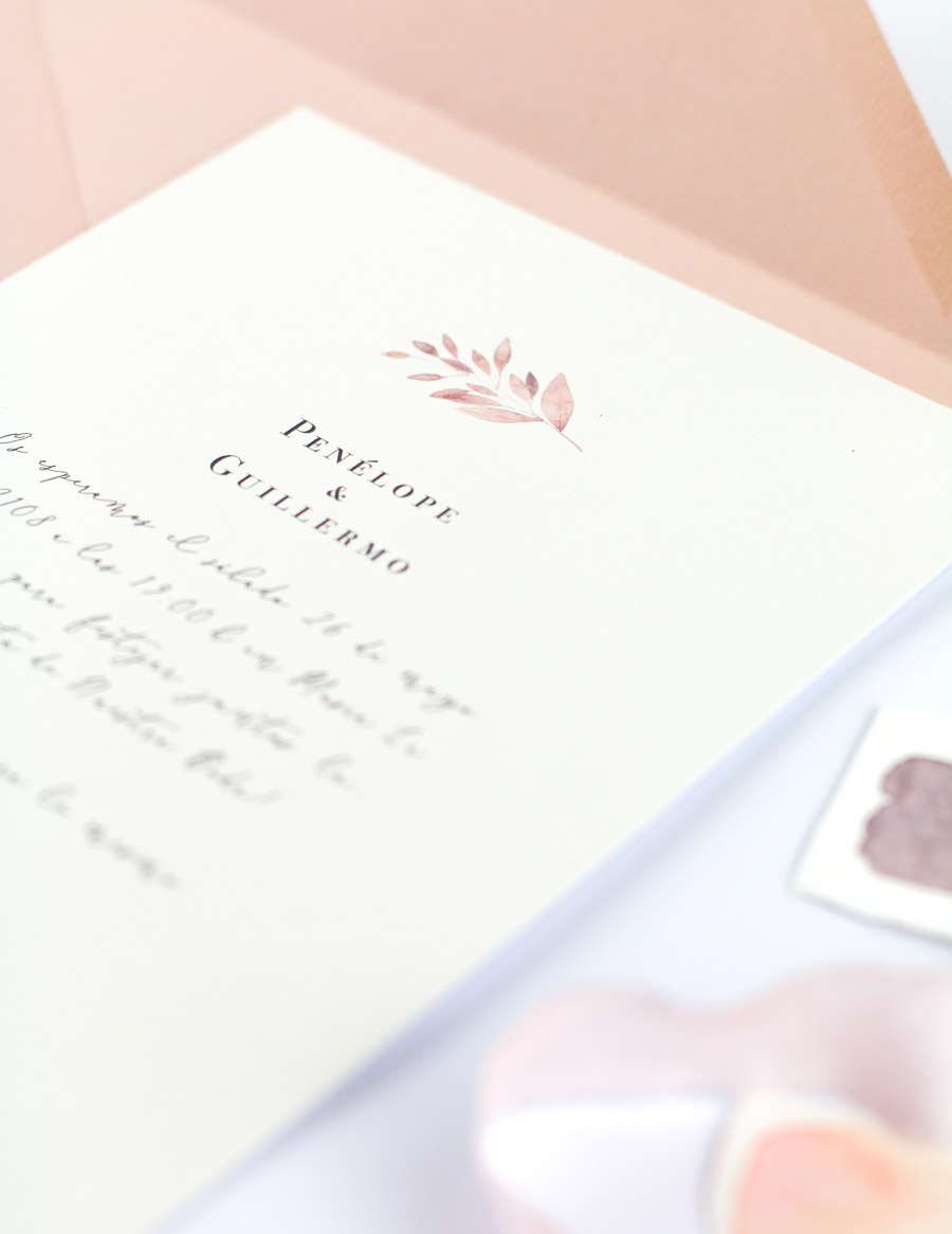 invitación de boda "isabella" combinación 3