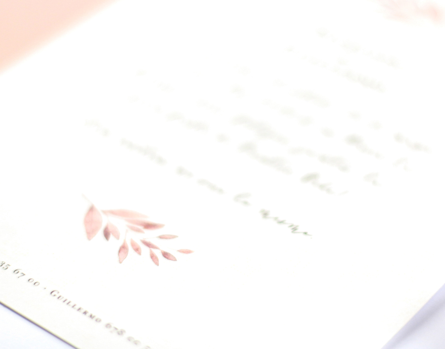 invitación de boda "isabella" combinación 3