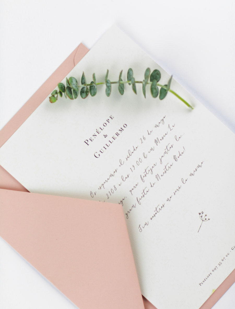invitación de boda "isabella" combinación 4
