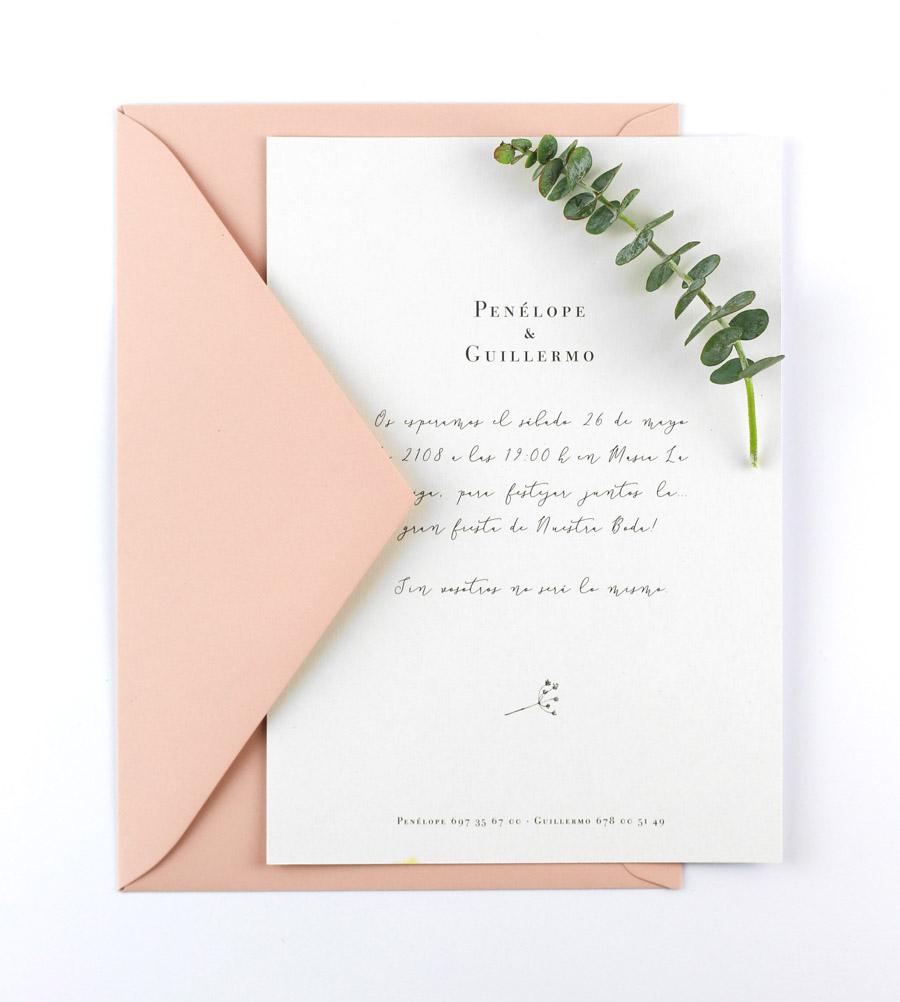 invitación de boda "isabella" combinación 4