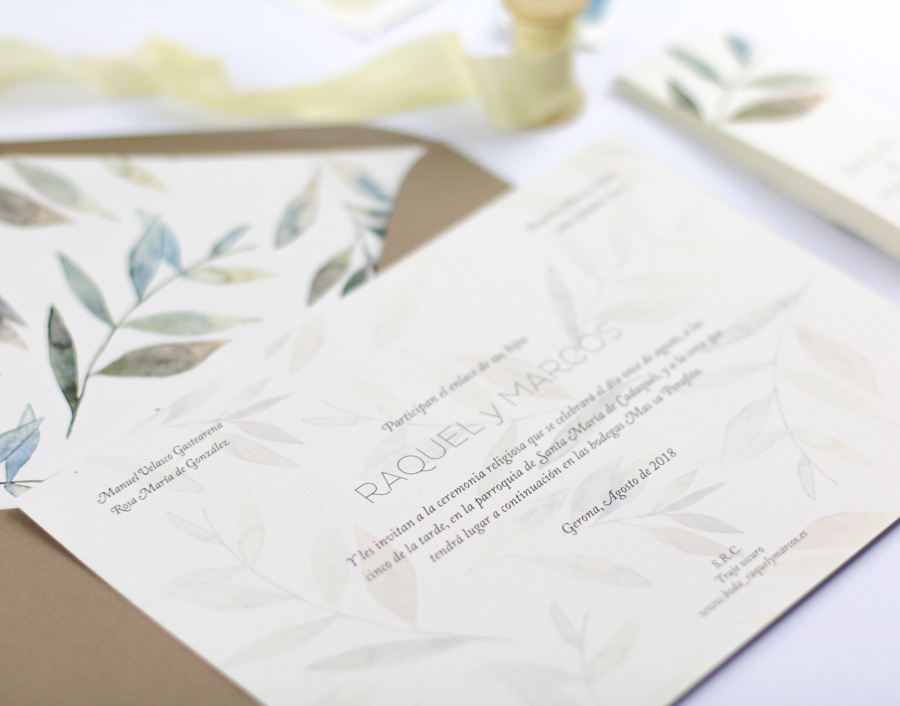 invitación de boda "julietta" combinación 1