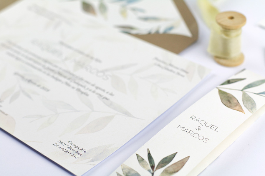 invitación de boda "julietta" combinación 1