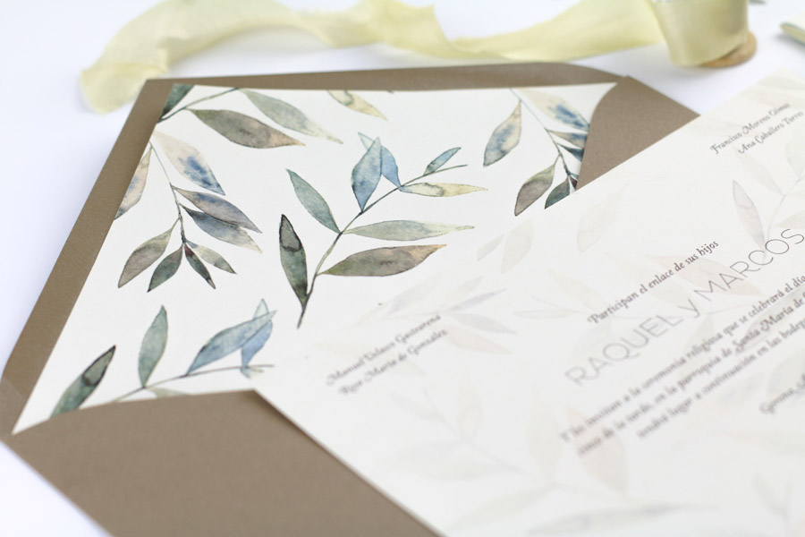 invitación de boda "julietta" combinación 1