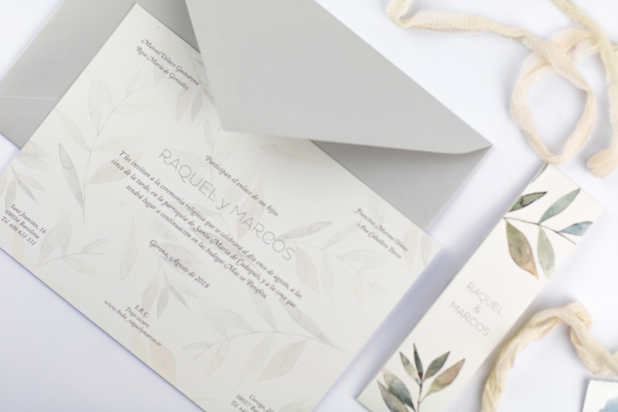 invitación de boda "julietta" combinación 1