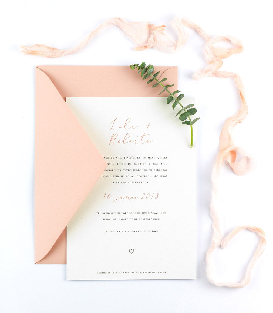 invitación de boda "valentina" combinación 4