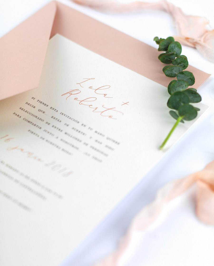 invitación de boda "valentina" combinación 4