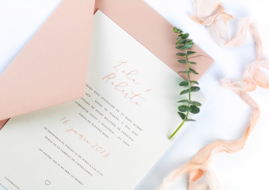 invitación de boda "valentina" combinación 4