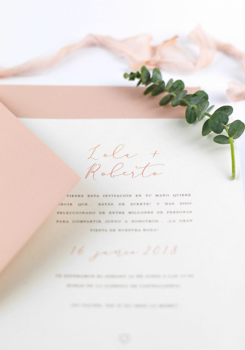 invitación de boda "valentina" combinación 4