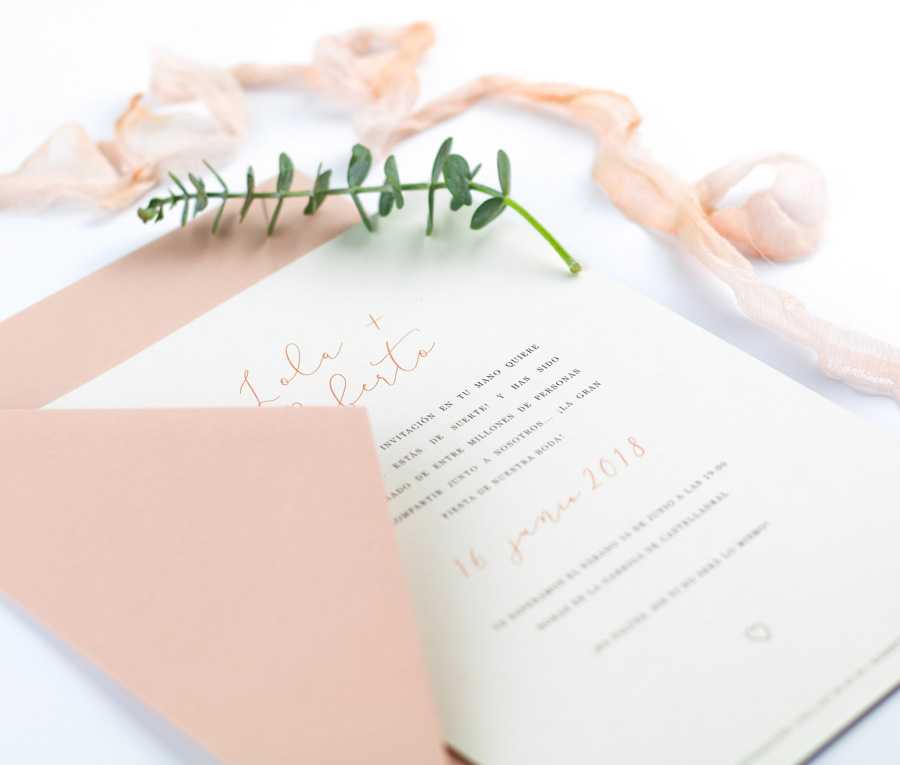 invitación de boda "valentina" combinación 4