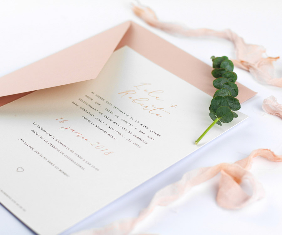 invitación de boda "valentina" combinación 4