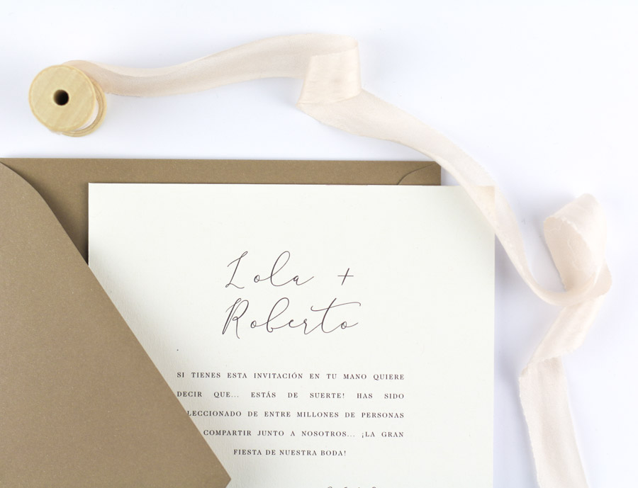 invitación de boda "valentina" combinación 4