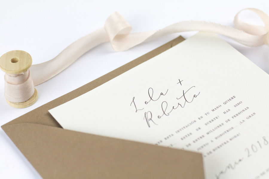invitación de boda "valentina" combinación 4