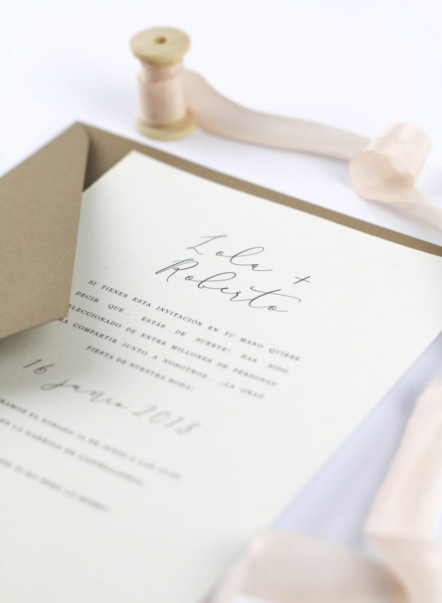 invitación de boda "valentina" combinación 4
