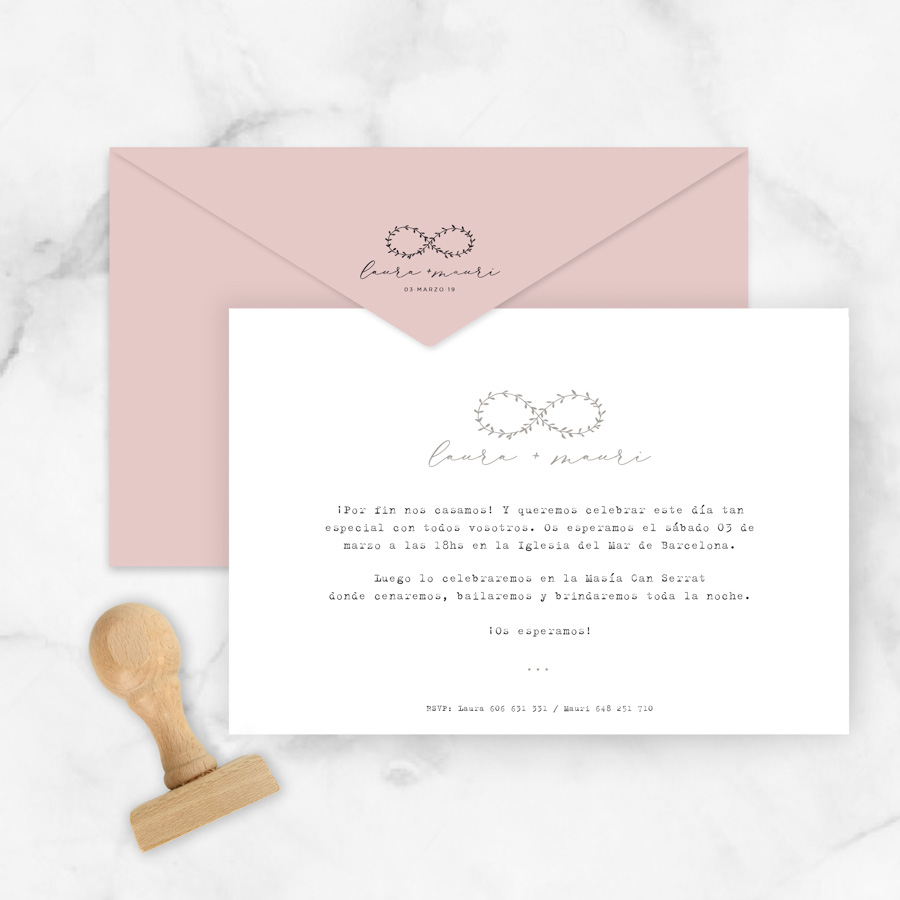 invitaciones de boda "alessia"